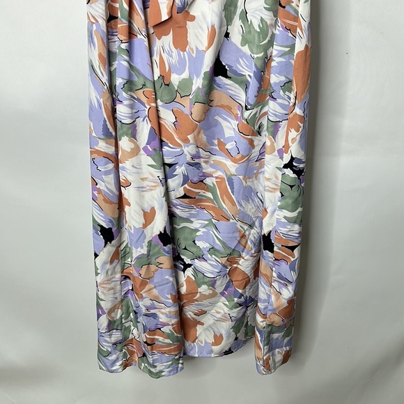 Purple and Pink Flutter Sleeve Maxi Sundress - Picture 8 of 11